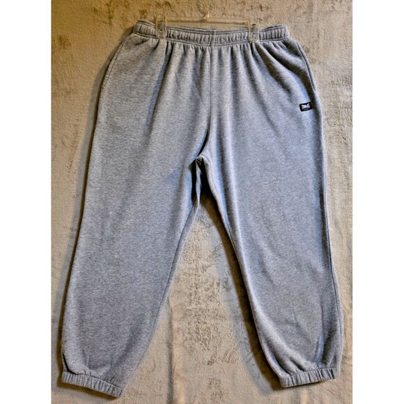 Everlast Sport Men’s Sweatpants XL Gray Relaxed Fit Joggers Elastic Waist Pocket - Picture 6 of 12
